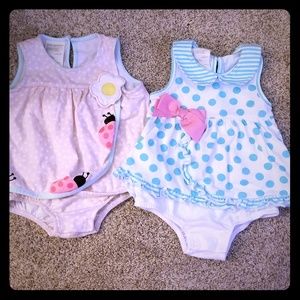 First Impressions onsies dresses.